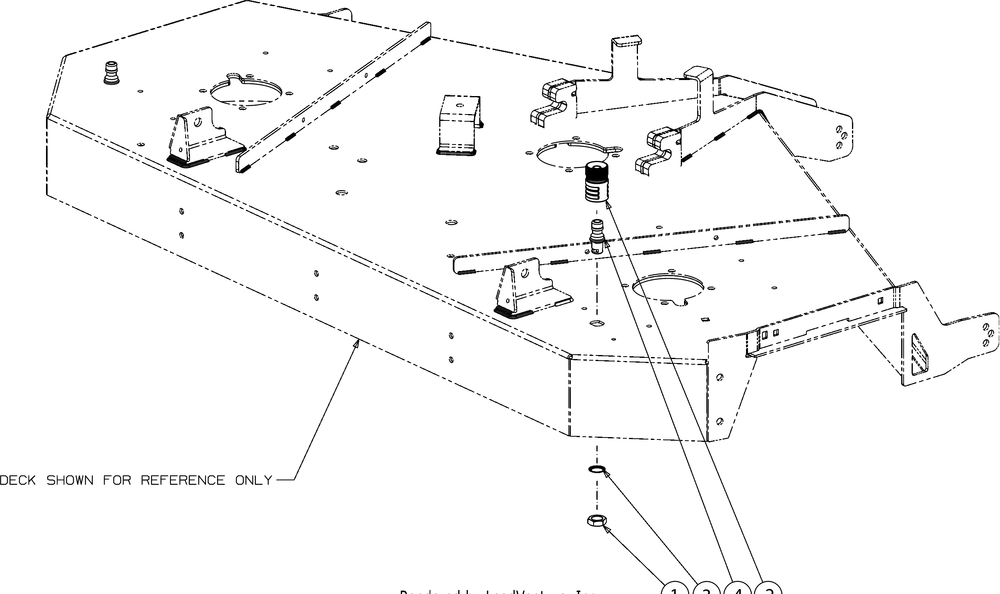 Deck Wash Diagram and Parts List for Z-FORCESZ60KH (17BSDGHD010)(2018) Cub Cadet Lawn Tractor